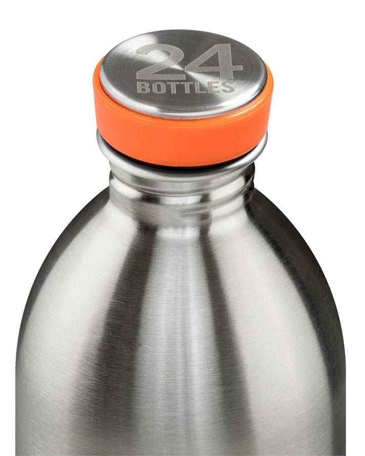 24Bottles Urban Bottle Brushed Steel Paslanmaz Çelik Su Şişesi 1000 ml Gümüş