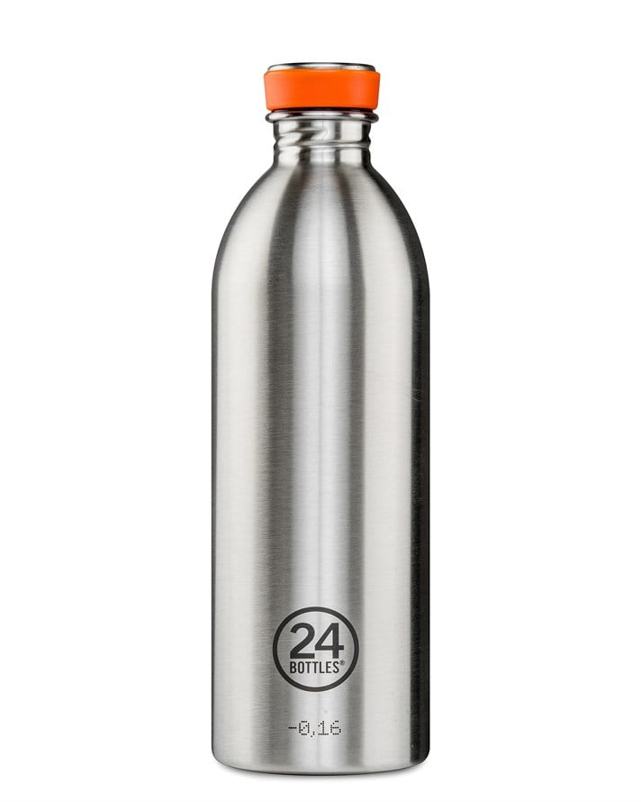 24Bottles Urban Bottle Brushed Steel Paslanmaz Çelik Su Şişesi 1000 ml Gümüş