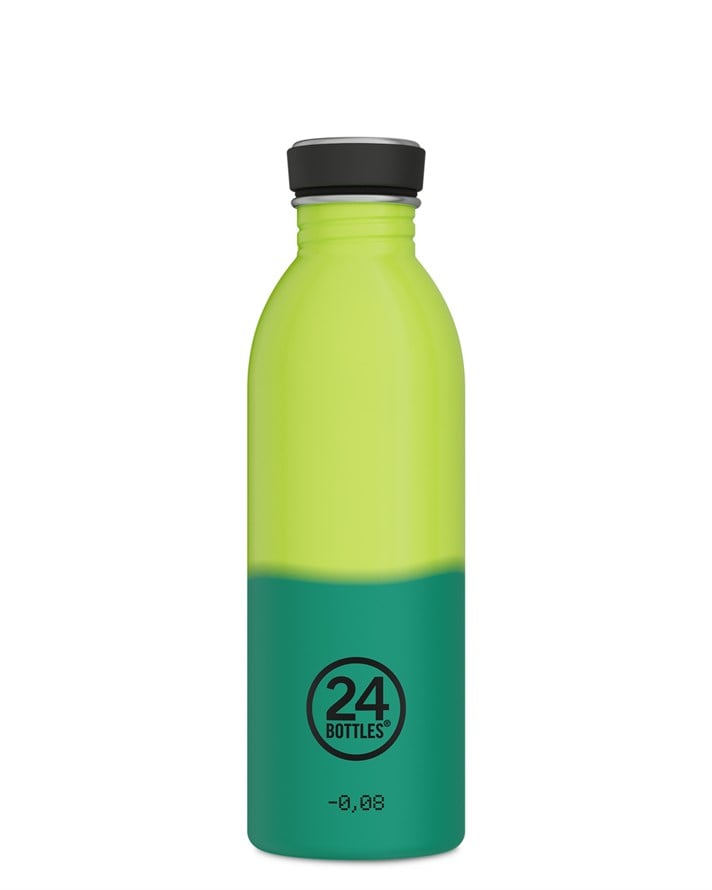 24Bottles Urban Bottle REactive Yellow/Green Paslanmaz Çelik Renk Değiştiren Su Şişesi 500 ml Sarı