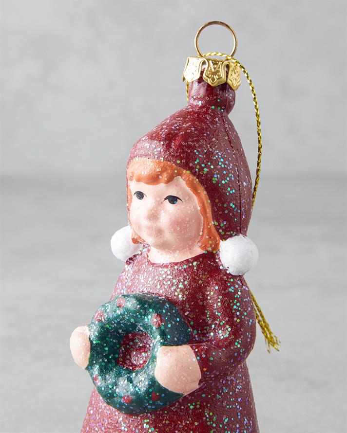 Aden Yılbaşı Ağacı Süsü 11,5 cm Kırmızı