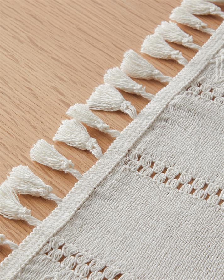 Aden Pamuk Runner Bej