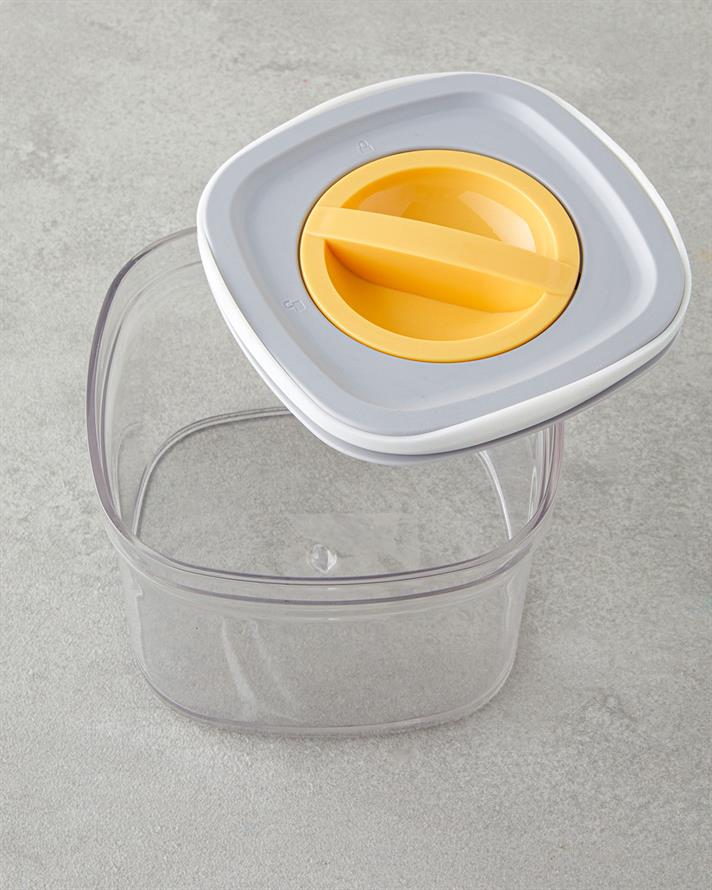 Adly 3 Parça Saklama Kabı 700 ml – 1,4 L – 2 L Yeşil-Krem