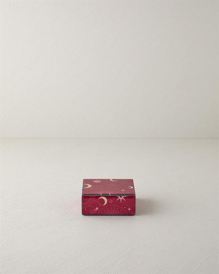 Adolfo Dekoratif Kutu Bordo