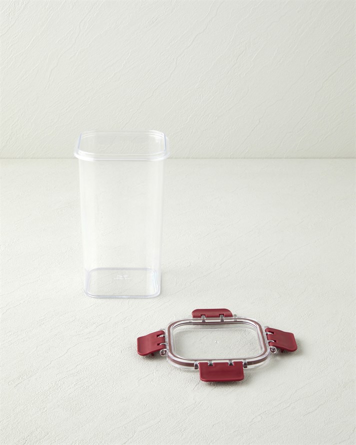 Ador Plastik Kavanoz 1400 ml Bordo