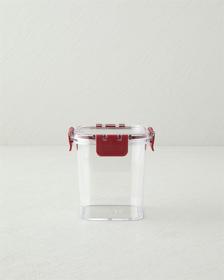 Ador Plastik Kavanoz 850 ml Bordo