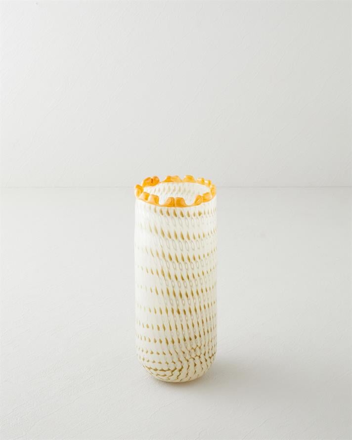 Adora Cam Vazo 28,5 cm Krem