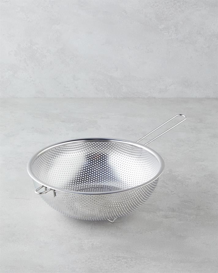 Adrea Paslanmaz Çelik Süzgeç 40 cm Gri