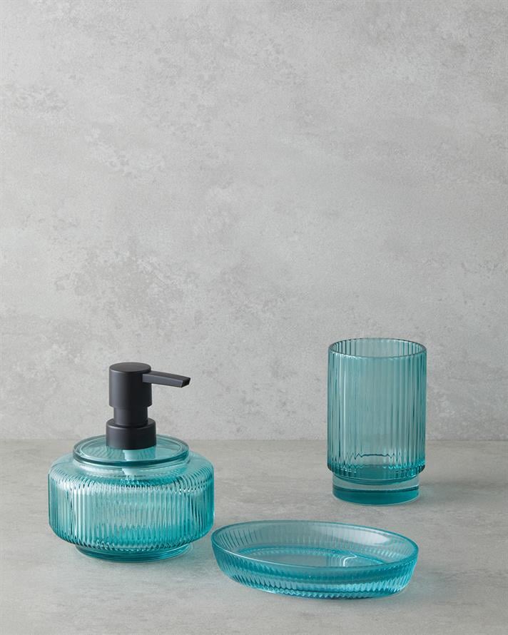 Agata Banyo Seti Mavi