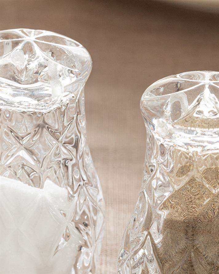 Agate Cam 2li Tuzluk - Biberlik 4,7x8,2 cm Şeffaf