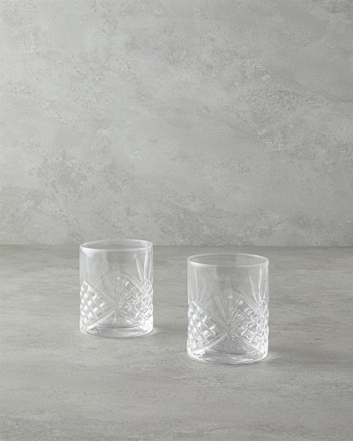 Agolde Cam 2li Meşrubat Bardağı Şeffaf