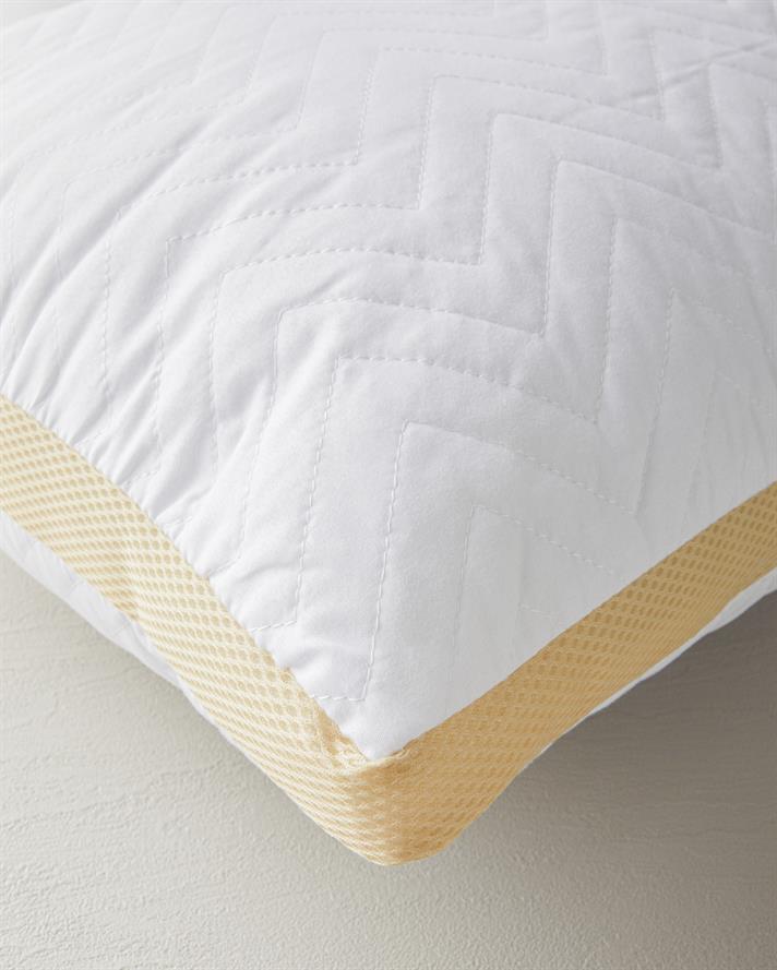 Air Plus Klimalı Yastık 50x70 cm Beyaz-Gold