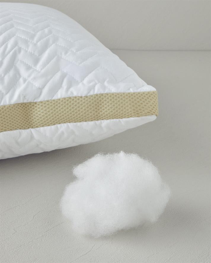 Air Plus Klimalı Yastık 50x70 cm Beyaz-Gold
