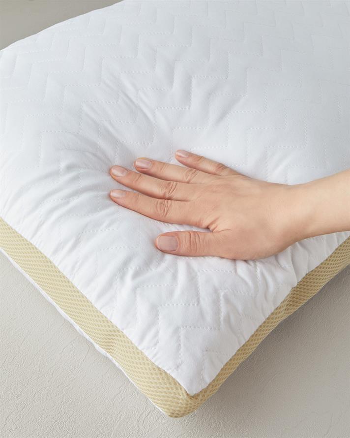 Air Plus Klimalı Yastık 50x70 cm Beyaz-Gold