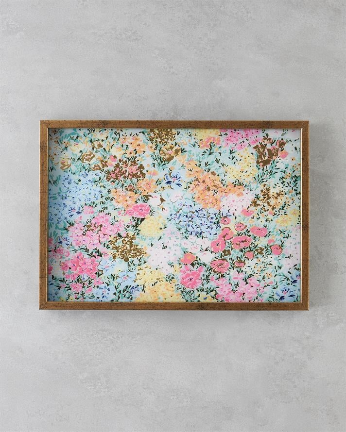 Akuante Dekoratif Tepsi 30x42 cm Multicolor