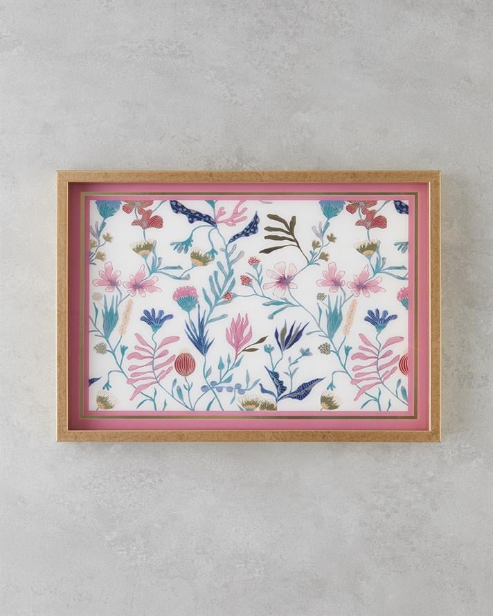 Alan Dekoratif Tepsi 30x42 cm Multicolor