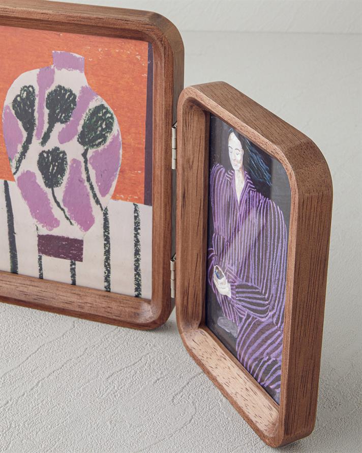 Alanza Çerçeve 13x18 cm ve 10x15 cm Kahverengi