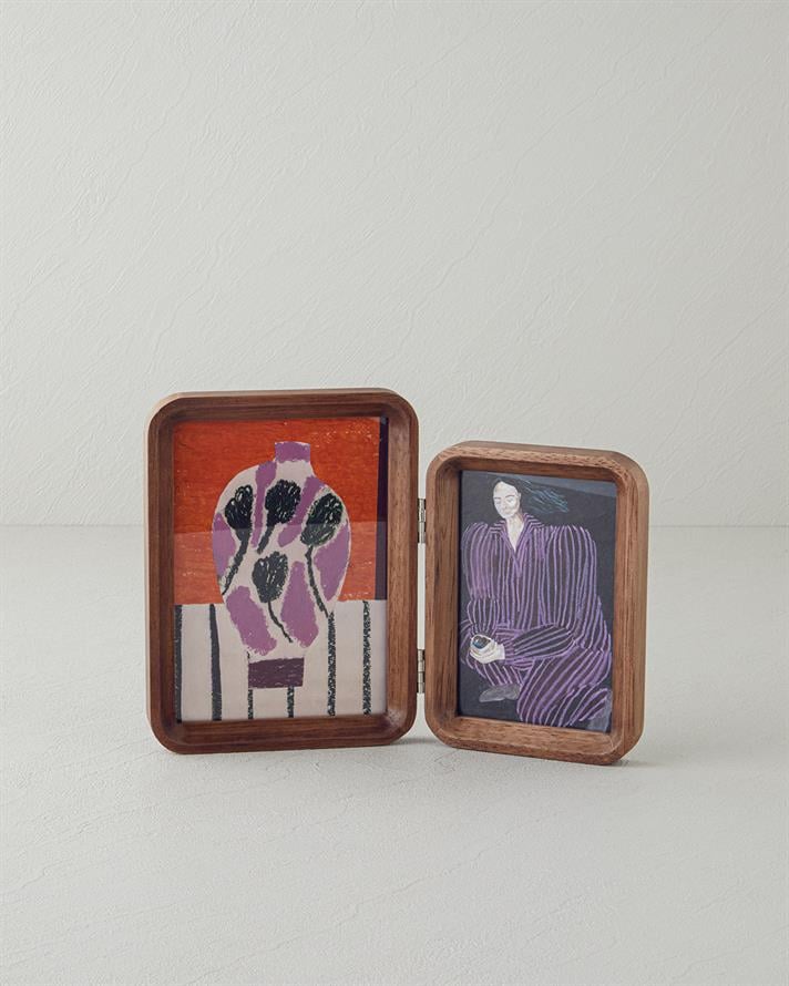 Alanza Çerçeve 13x18 cm ve 10x15 cm Kahverengi