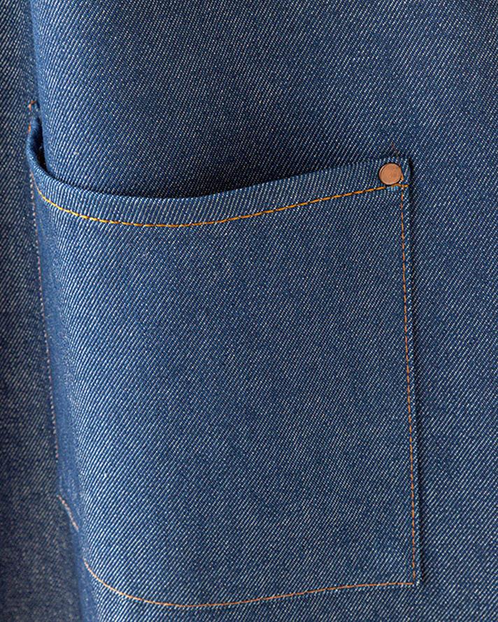 Alas Pamuk Mutfak Önlüğü Lacivert