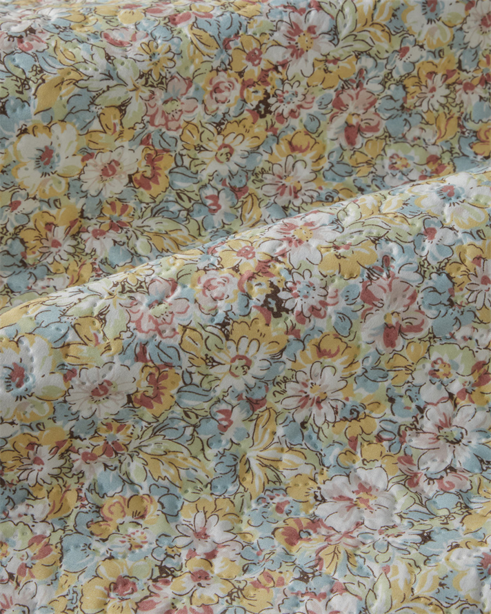 Alba Bloom Çift Kişilik Çok Amaçlı Örtü 200x220 cm Mavi