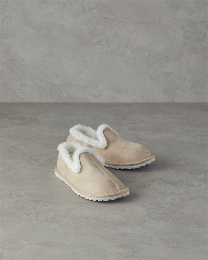 Alda Kadın Ev Babeti Bej