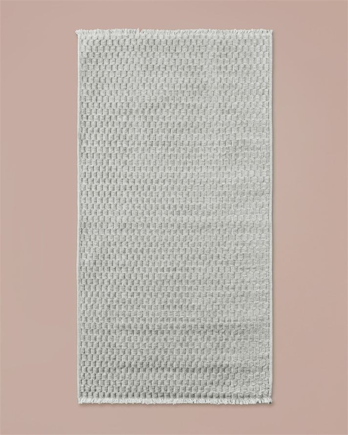 Ales Dokuma Kilim 80x150 cm Açık Gri