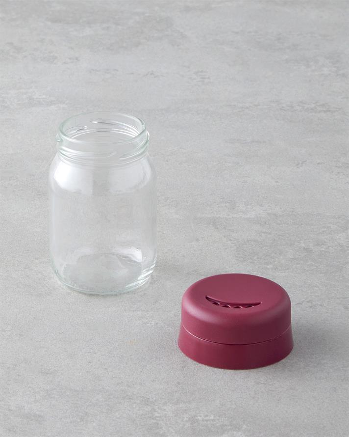 Alesa Cam Baharatlık 190 ml Bordo