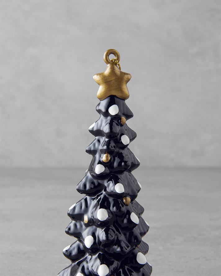 Alesta Yılbaşı Ağacı Süsü 12.5 cm Siyah