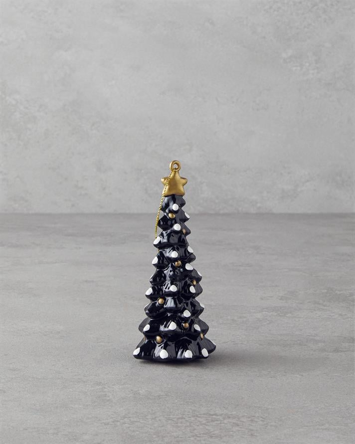 Alesta Yılbaşı Ağacı Süsü 12.5 cm Siyah