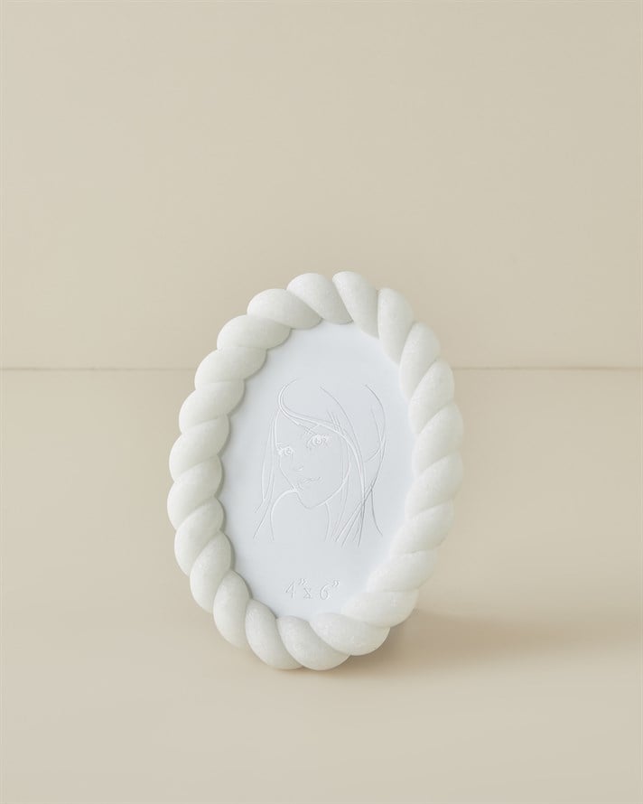 Alissa Polyresin Çerçeve 10x15 cm Beyaz