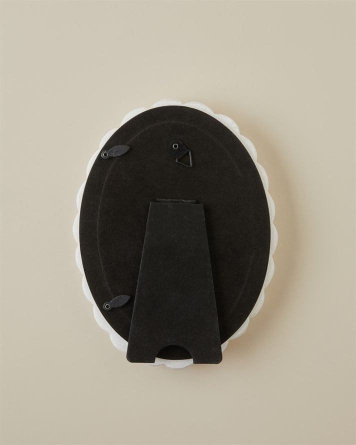 Alissa Polyresin Çerçeve 10x15 cm Beyaz