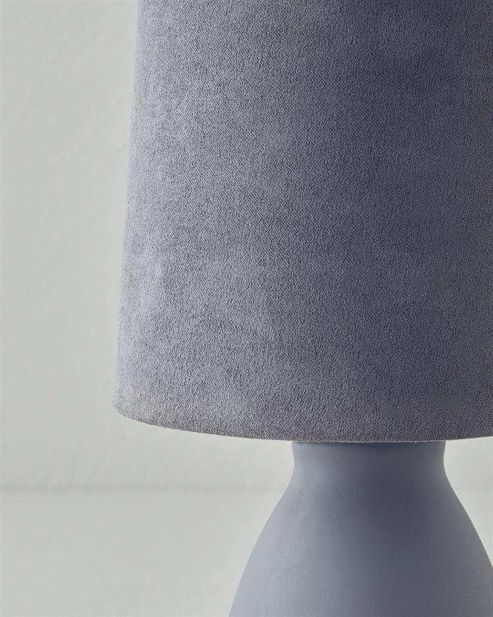 Alisya Abajur 13 cm Gri