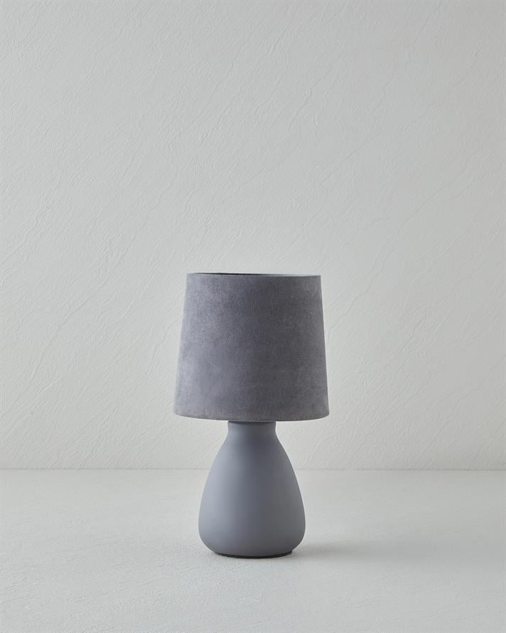 Alisya Abajur 13 cm Gri