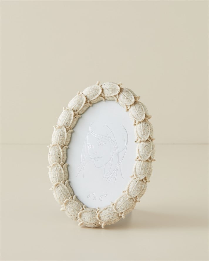 Alisya Polyresin Çerçeve 10x15 cm Bej