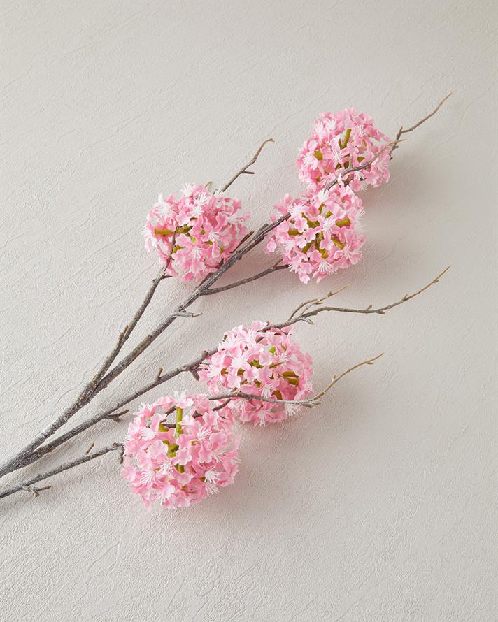 Alium Tek Dal Yapay Çiçek 94 cm Pembe