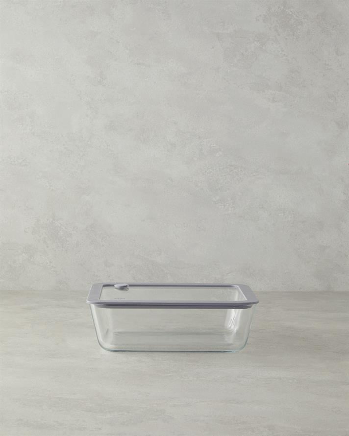 All Fresh Cam Dikdörtgen Saklama Kabı Şeffaf