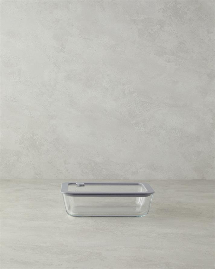 All Fresh Cam Dikdörtgen Saklama Kabı Şeffaf