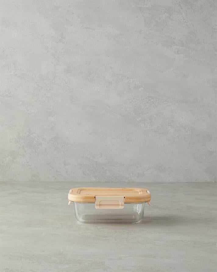 All Fresh Cam Dikdörtgen Saklama Kabı Şeffaf