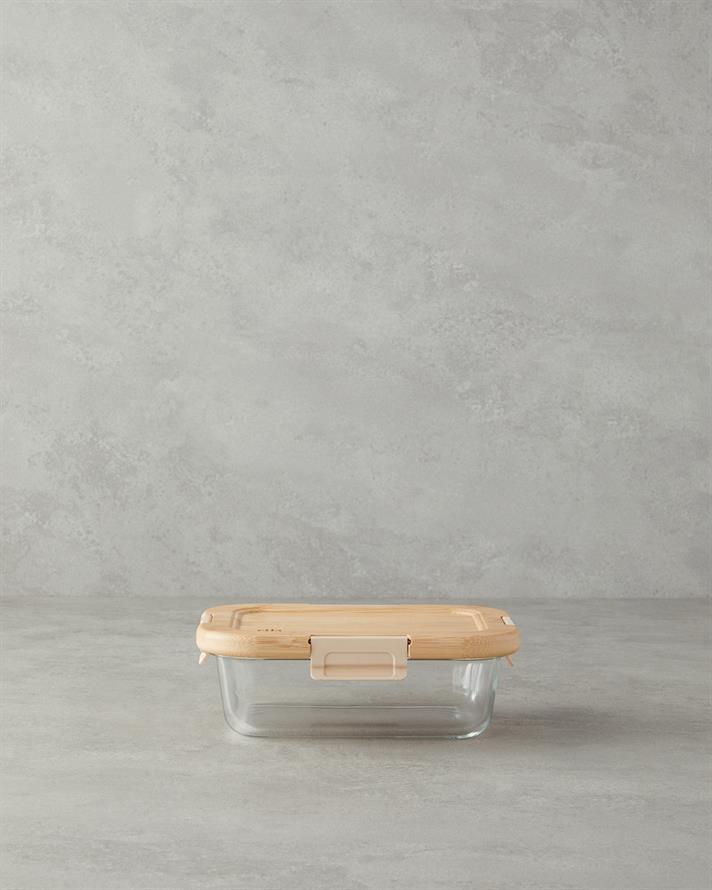 All Fresh Cam Dikdörtgen Saklama Kabı Şeffaf