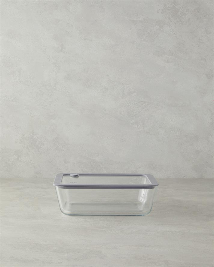 All Fresh Cam Dikdörtgen Saklama Kabı Şeffaf