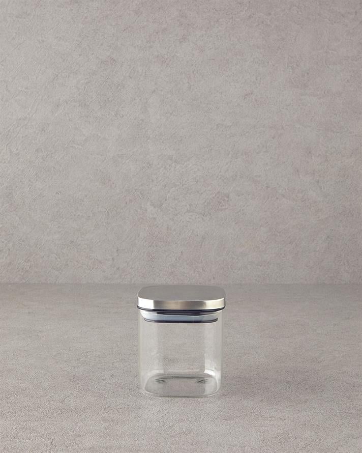 All Fresh Square Borosilikat Erzak Kabı Şeffaf