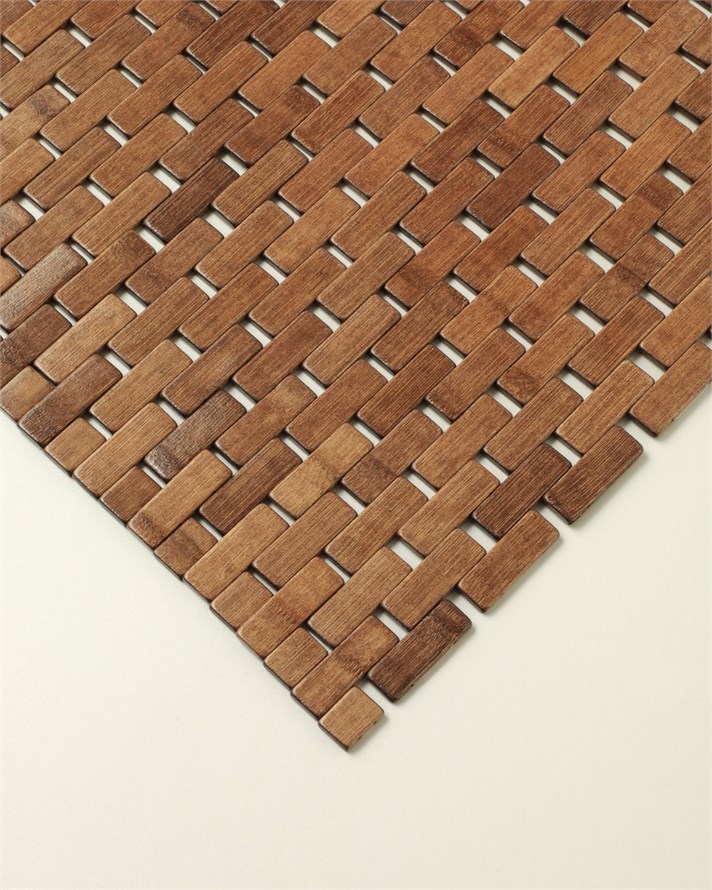 Almina Bambu Duş Kaydırmazı 70x130 cm Kahve