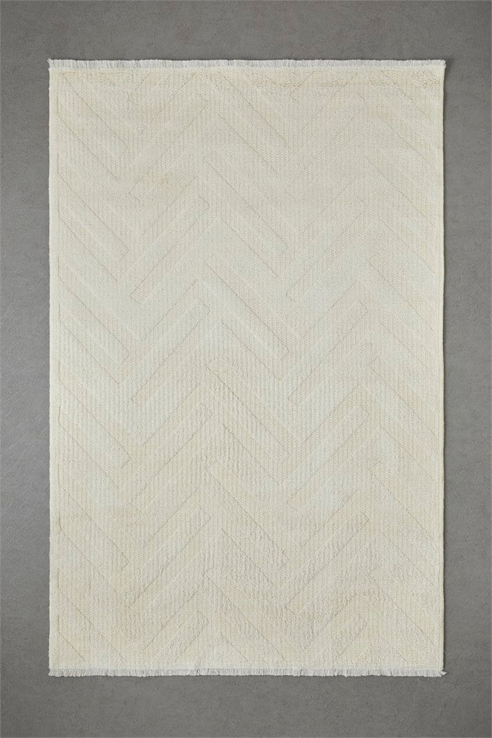 Aluna 1950 GSM Dokuma Kilim 80x150 cm Bej