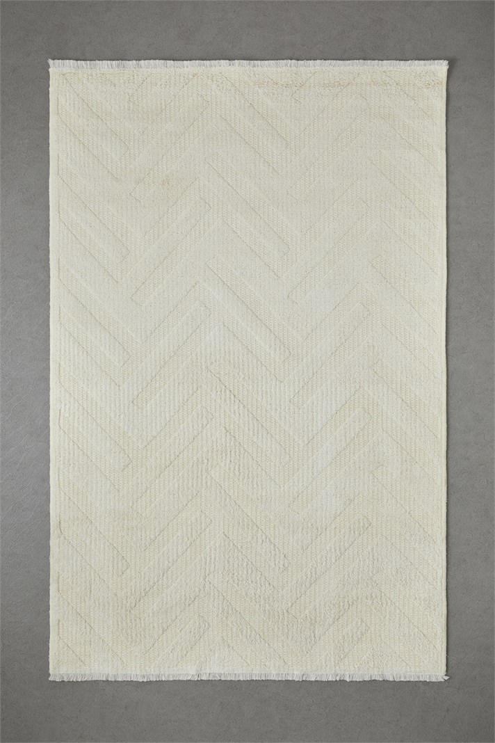 Aluna 1950 GSM Dokuma Kilim 80x150 cm Bej