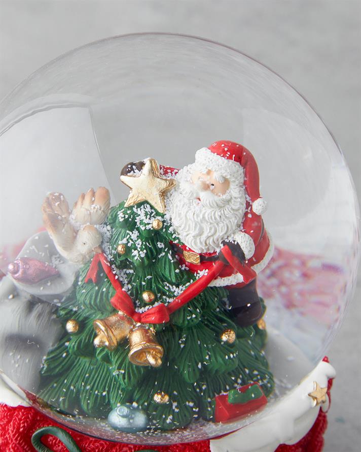 Alvena Yılbaşı Kar Küresi 14,5 cm Kırmızı