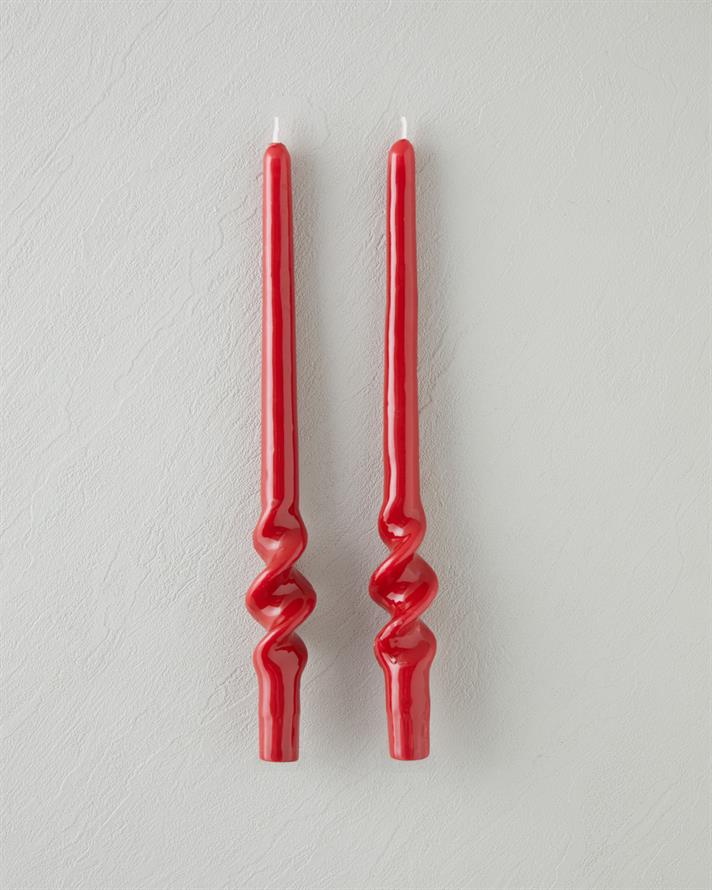 Alysia 2li Mum 31,5x8x4 cm Kırmızı