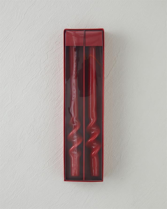 Alysia 2li Mum 31,5x8x4 cm Kırmızı