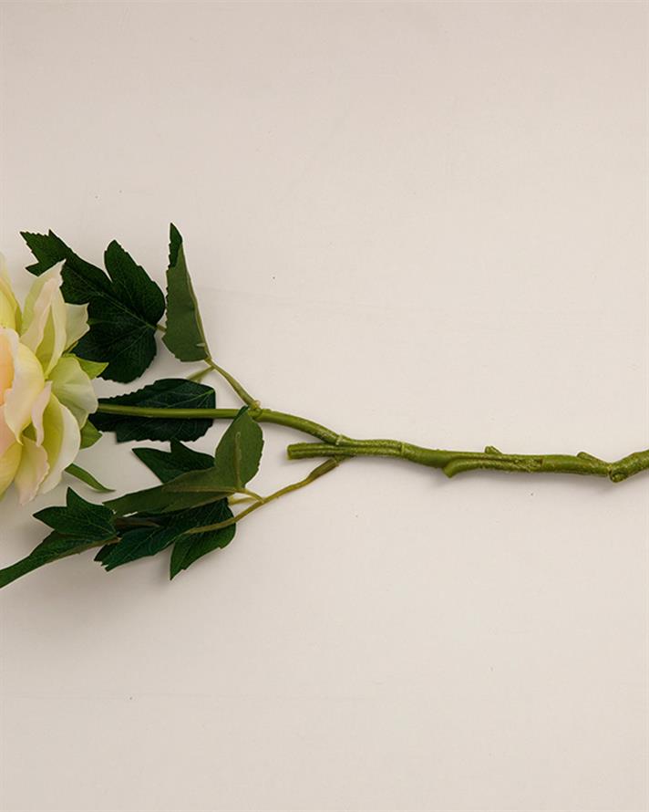 Amaranthus Kumaş Tek Dal Yapay Çiçek Krem