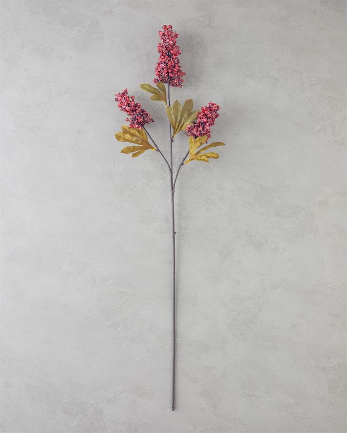 Amare Tek Dal Yapay Çiçek 90 cm Kırmızı