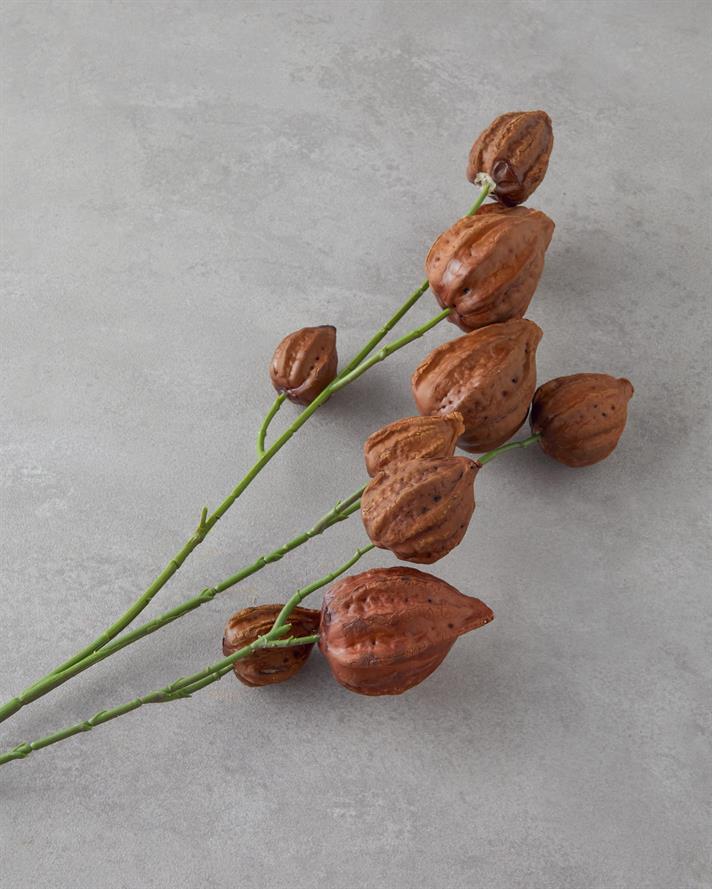 Andre Tek Dal Yapay Çiçek 80 cm Kahve