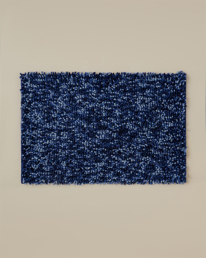 Anemone Kaydırmaz Taban Banyo Paspası 50x80 cm Lacivert